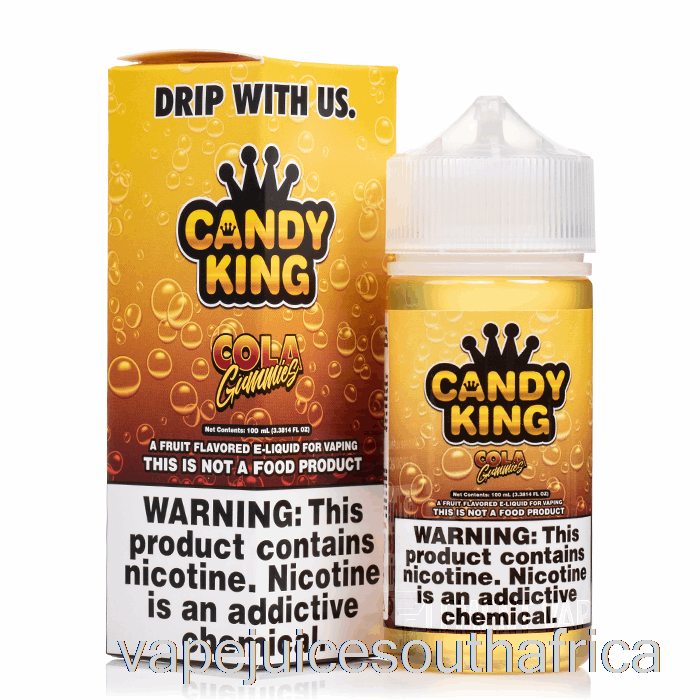 Vape Juice South Africa Cola Gummies - Candy King - 100Ml 3Mg